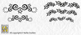 Precision Stamps - Christmas - Starswirls-holly