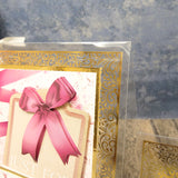 Foiled Pattern Acetate Stepper Cards