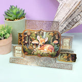 Foiled Pattern Acetate Stepper Cards