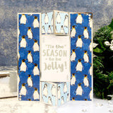 Trim Me! Foiled Insert Pad - Season's Greetings Silver