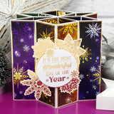 Trim Me! Foiled Insert Pad - Season's Greetings Gold