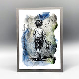 Let The Adventure Begin Pre Cut Rubber Stamp Set by Andy Skinner