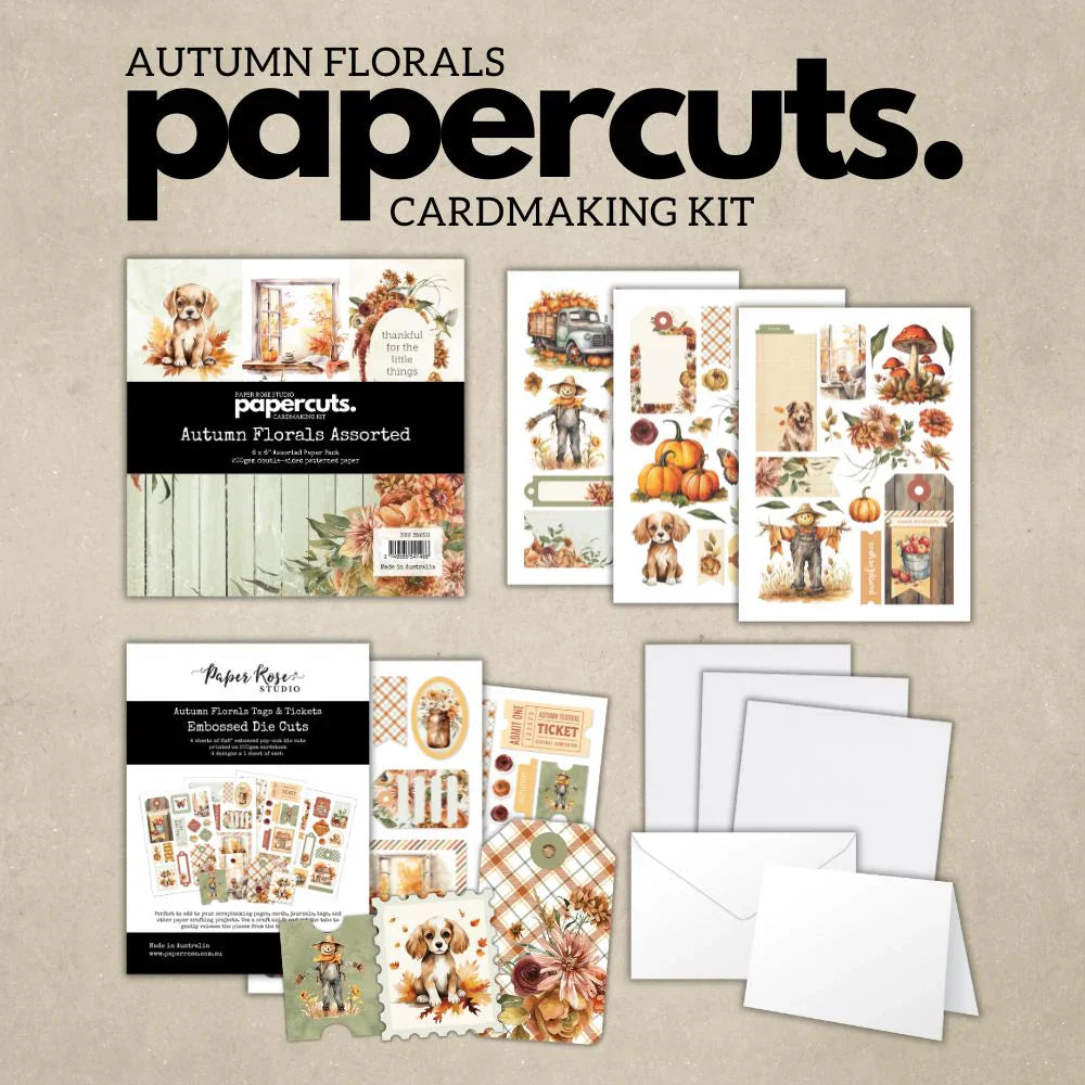 Autumn Florals Papercuts Kit 35200