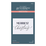 Merriest Christmas Press Plate from the BetterPress Christmas Collection