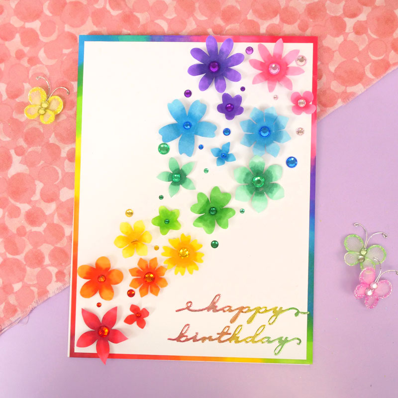 Build-a-Bouquet 8" x 8" Paper Pad