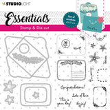 Stamp & Cutting Die Rectangular fancy envelope Essentials 148x105mm nr.57