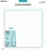 BL Clear Stamp Champagne By Laurens 105x74x3mm 4 PC nr.350