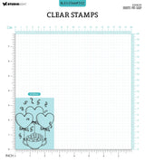 BL Clear Stamp Tea Hearts By Laurens 105x74x3mm 1 PC nr.352