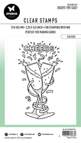 BL Clear Stamp Cheers By Laurens 105x74x3mm 1 PC nr.353