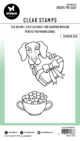 BL Clear Stamp Bonbon Dog By Laurens 105x74x3mm 2 PC nr.354