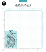 BL Clear Stamp Surf Dude By Laurens 89x64x3mm 1 PC nr.455