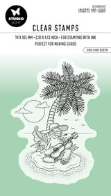 BL Clear Stamp Chilling Sloth By Laurens 91x63x3mm 1 PC nr.459