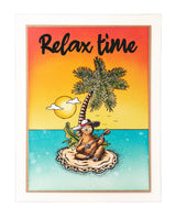 BL Clear Stamp Lazy Days By Laurens 131x90x3mm 7 PC nr.462