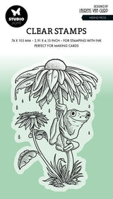 BL Clear Stamp Hiding Frog By Laurens 89x64x3mm 1 PC nr.534