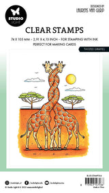 BL Clear Stamp Twisted Giraffes By Laurens 89x64x3mm 1 PC nr.564