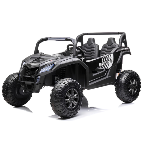 24V Ultra Treck XXL 4x4 2-Seater Ride-On UTV Buggy W/ Rubber Wheels, Music Player & RC
