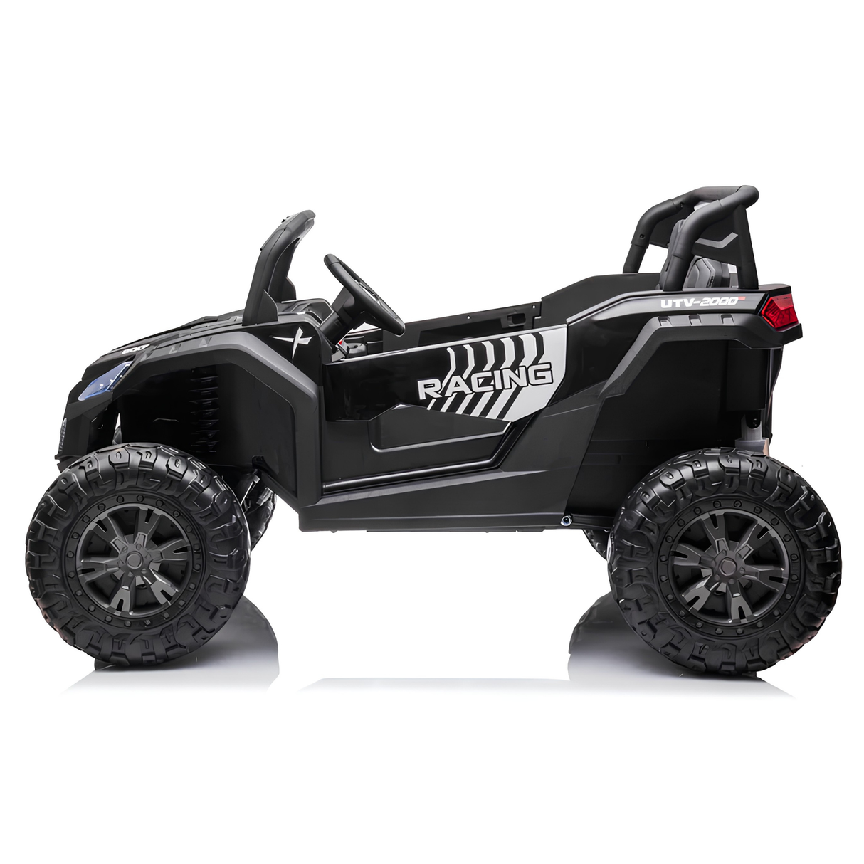 24V Ultra Treck XXL 4x4 2-Seater Ride-On UTV Buggy W/ Rubber Wheels, Music Player & RC