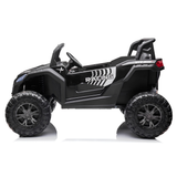 24V Ultra Treck XXL 4x4 2-Seater Ride-On UTV Buggy W/ Rubber Wheels, Music Player & RC