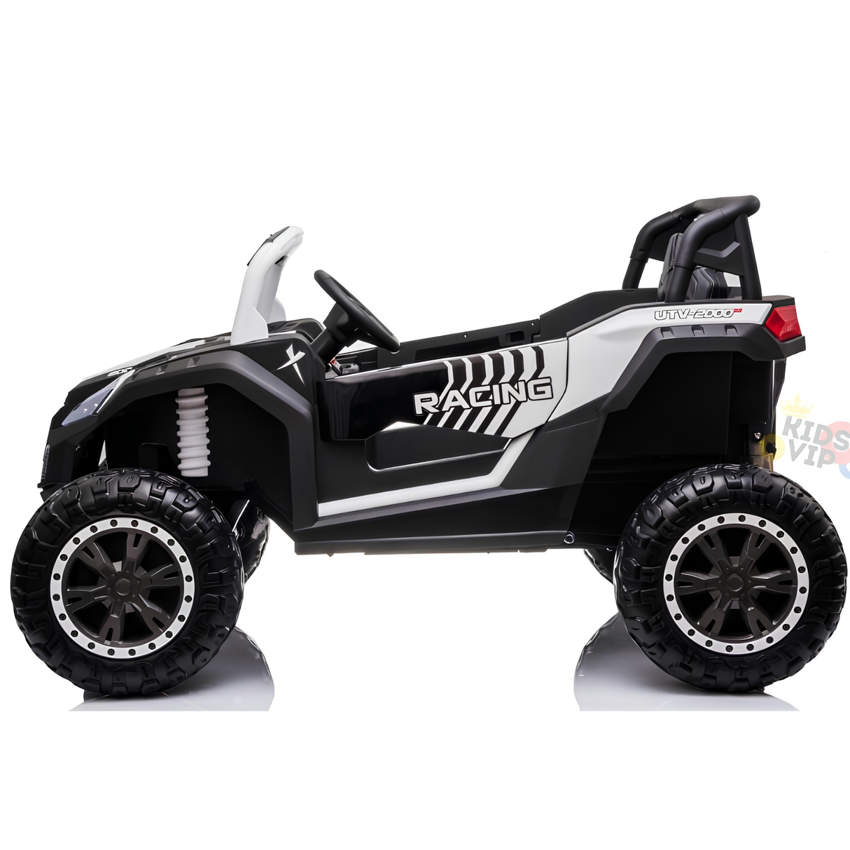 24V Ultra Treck XXL 4x4 2-Seater Ride-On UTV Buggy W/ Rubber Wheels, Music Player & RC