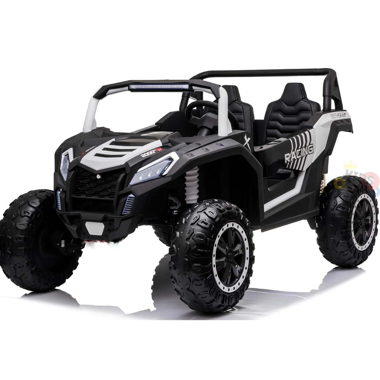 24V Ultra Treck XXL 4x4 2-Seater Ride-On UTV Buggy W/ Rubber Wheels, Music Player & RC