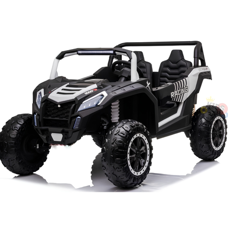 24V Ultra Treck XXL 4x4 2-Seater Ride-On UTV Buggy W/ Rubber Wheels, Music Player & RC