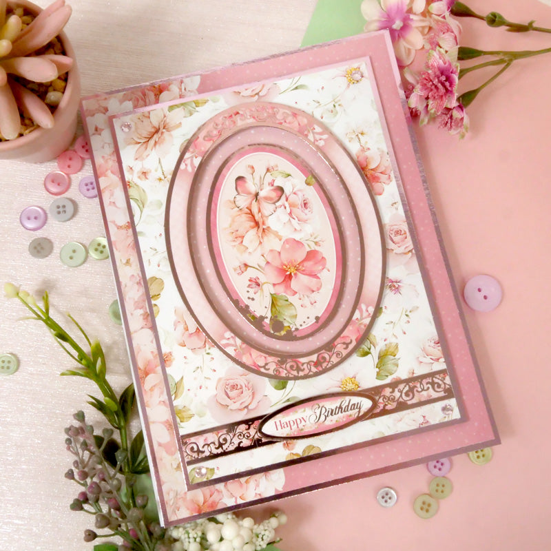 Blushing Blossoms 8" x 8" Paper Pad