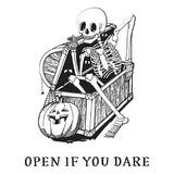 Open if You Dare Press Plates from the Betterpress Halloween Collection