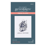 Open if You Dare Press Plates from the Betterpress Halloween Collection