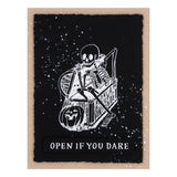 Open if You Dare Press Plates from the Betterpress Halloween Collection