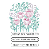 Blooming Garden Press Plates from the BetterPress Place & Press Registration Collection