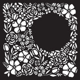 Creative Expressions Jamie Rodgers Bountiful Bouquet 6 in x 6 in Stencil