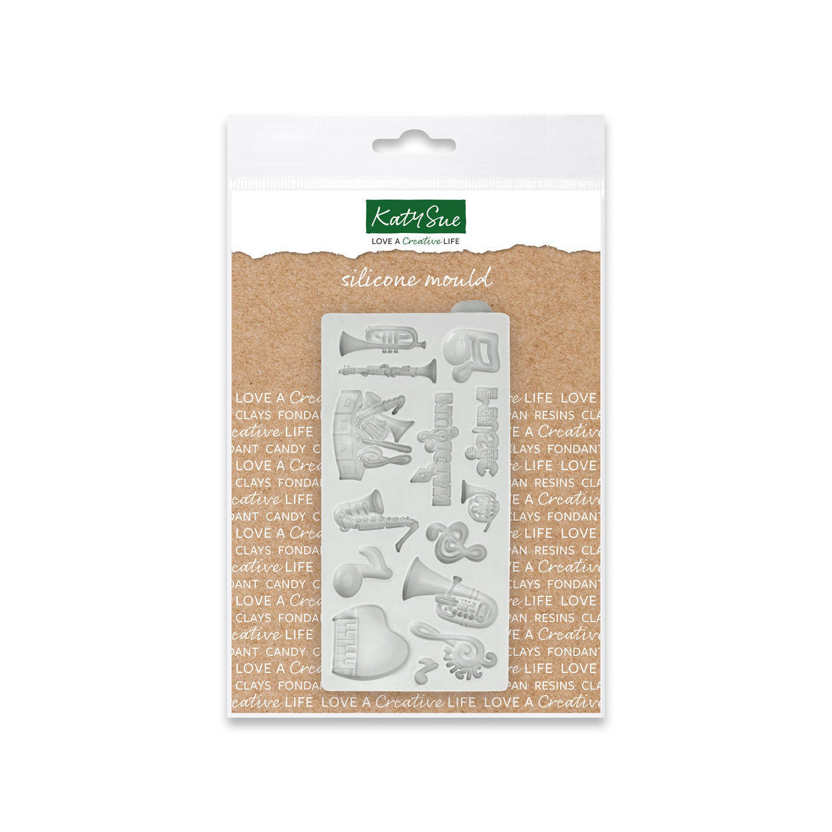 Miniature Music Set Silicone Mould
