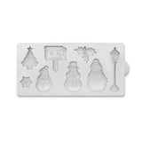 Miniature Let it Snow Silicone Mould