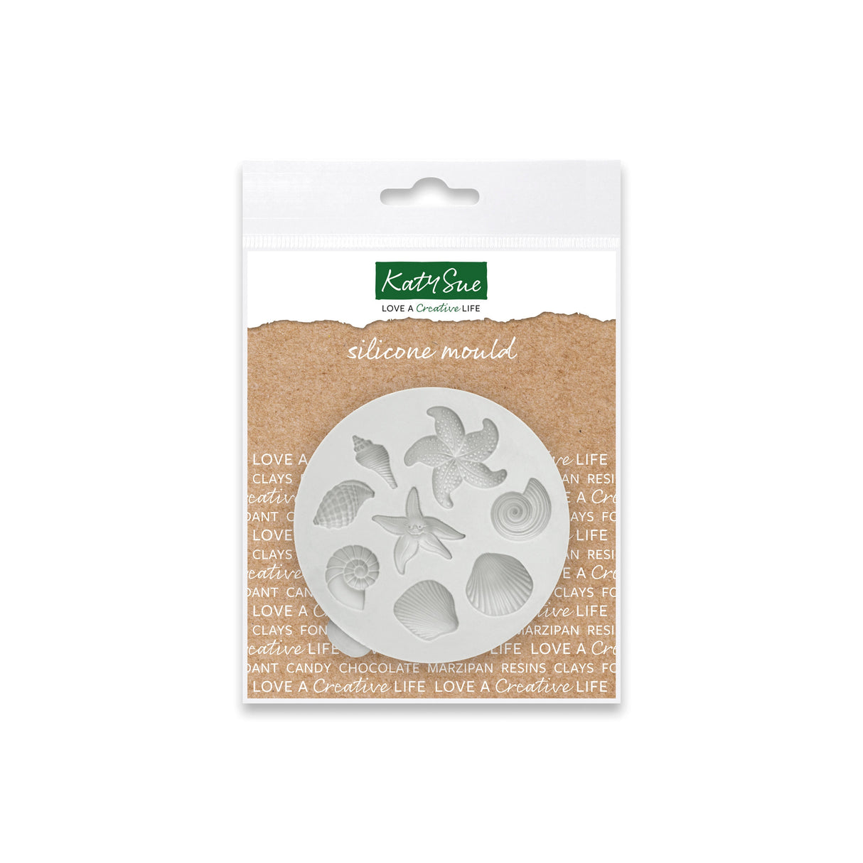 Miniature Shells and Starfish Silicone Mould