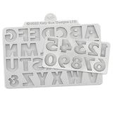 Starburst Alphabet and Numbers Silicone Mould Set of 2