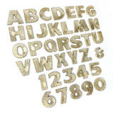 Starburst Alphabet and Numbers Silicone Mould Set of 2