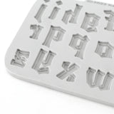 Gothic Font Lowercase Alphabet Silicone Mould