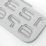 Science Fiction Alphabet and Numbers Silicone Mould Set of 2