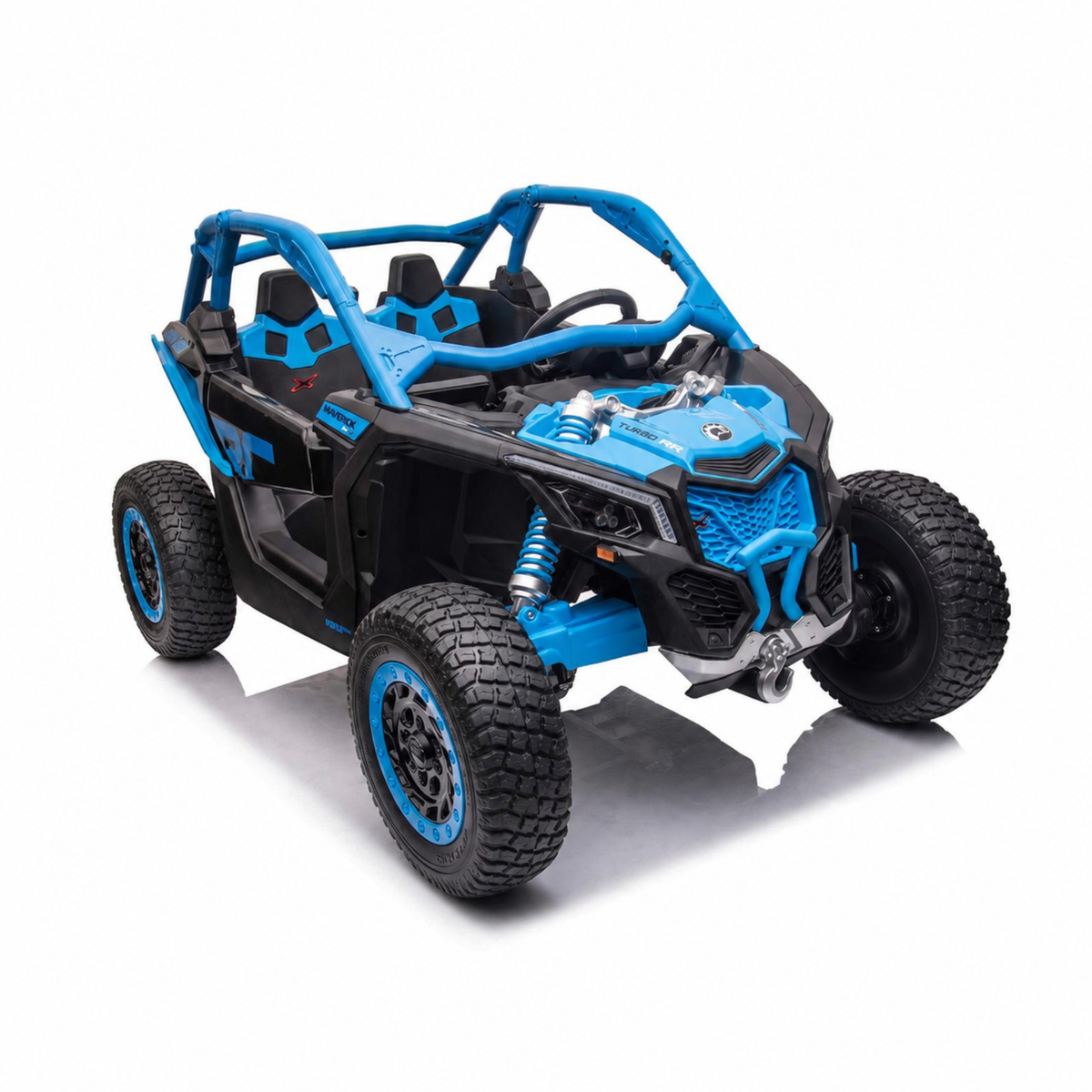 2X24V Can-Am Maverick RS PRO Edition 4X4 2-Seater Ride-On UTV W/ Air Filled Rubber Tires, Music Player & RC