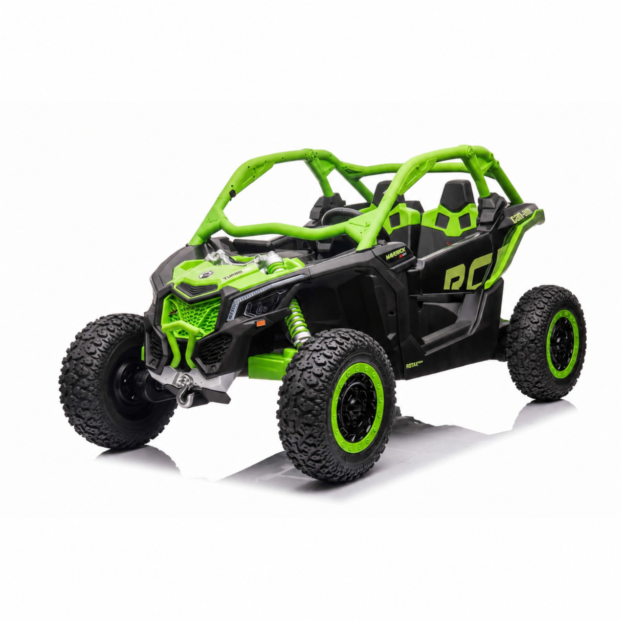 2X24V Can-Am Maverick RS PRO Edition 4X4 2-Seater Ride-On UTV W/ Air Filled Rubber Tires, Music Player & RC