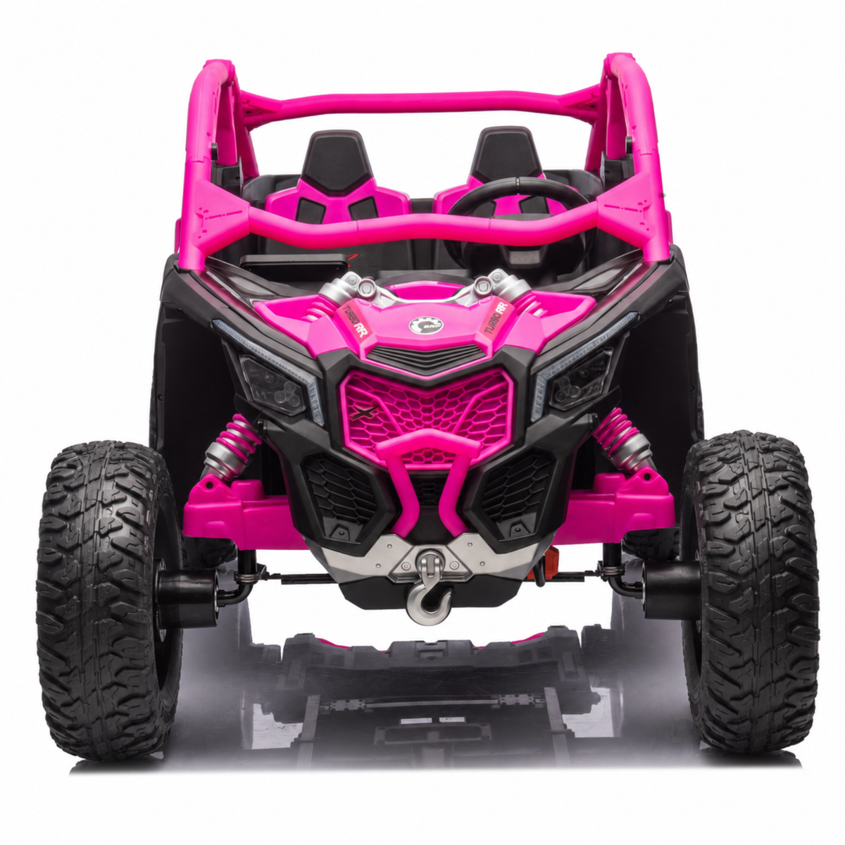 2X24V Can-Am Maverick RS PRO Edition 4X4 2-Seater Ride-On UTV W/ Air Filled Rubber Tires, Music Player & RC