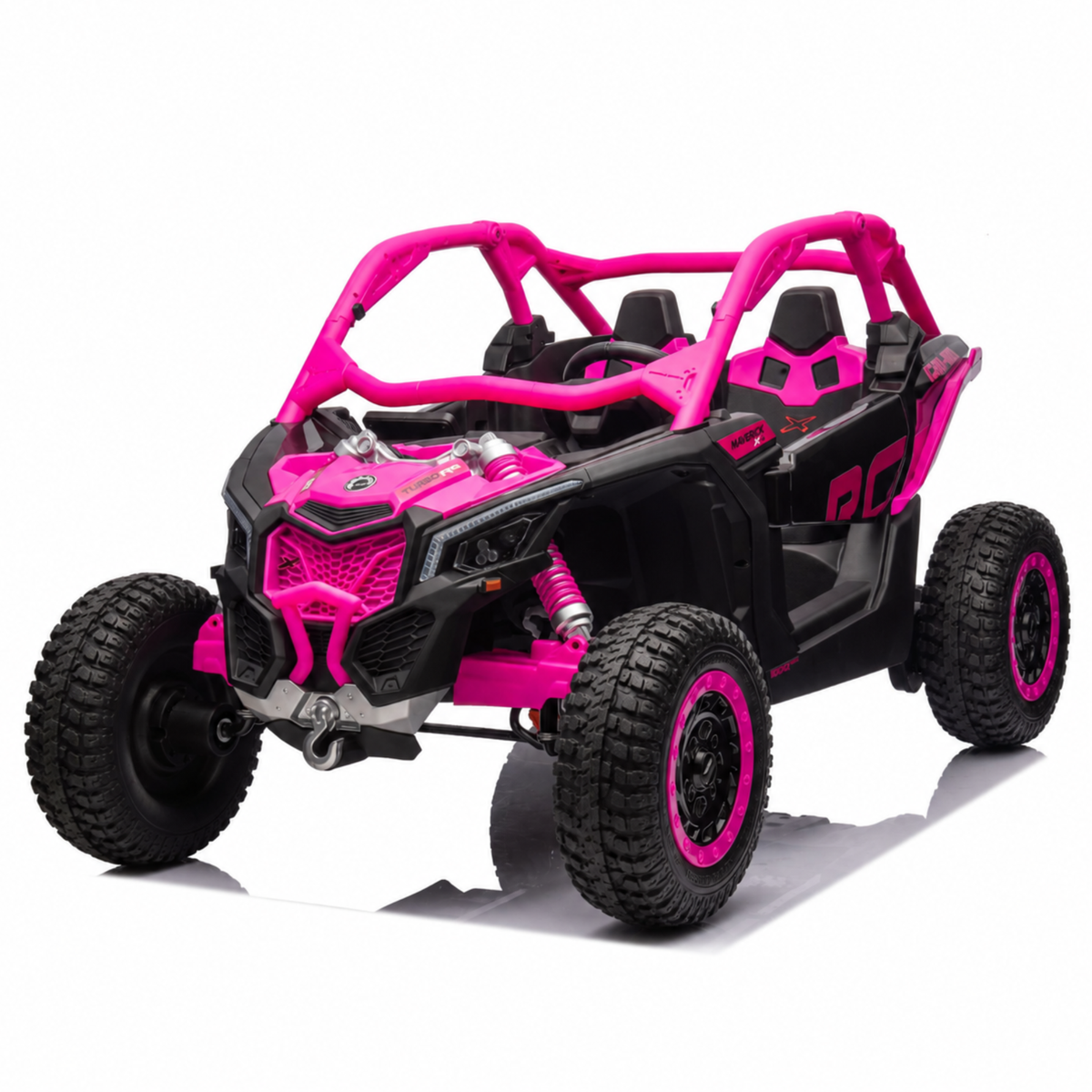 2X24V Can-Am Maverick RS PRO Edition 4X4 2-Seater Ride-On UTV W/ Air Filled Rubber Tires, Music Player & RC