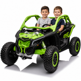 2X24V Can-Am Maverick RS PRO Edition 4X4 2-Seater Ride-On UTV W/ Air Filled Rubber Tires, Music Player & RC