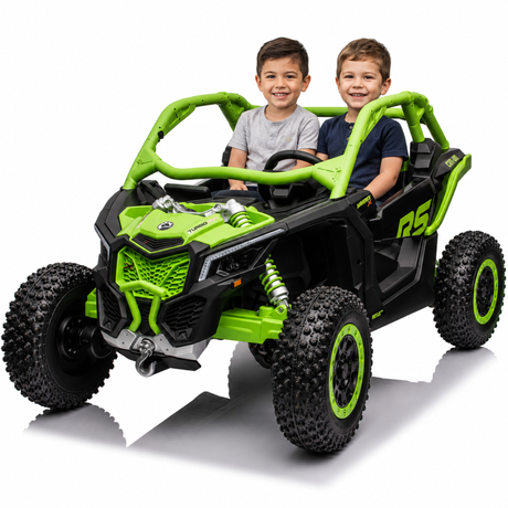2X24V Can-Am Maverick RS PRO Edition 4X4 2-Seater Ride-On UTV W/ Air Filled Rubber Tires, Music Player & RC
