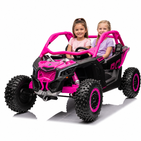 2X24V Can-Am Maverick RS PRO Edition 4X4 2-Seater Ride-On UTV W/ Air Filled Rubber Tires, Music Player & RC