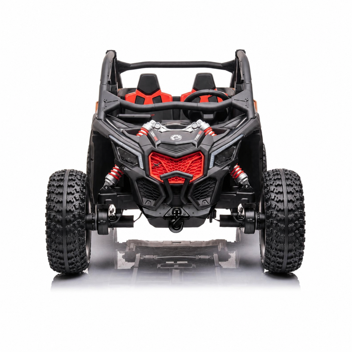 2X24V Can-Am Maverick RS PRO Edition 4X4 2-Seater Ride-On UTV W/ Air Filled Rubber Tires, Music Player & RC