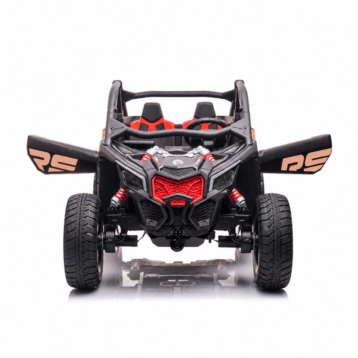 2X24V Can-Am Maverick RS PRO Edition 4X4 2-Seater Ride-On UTV W/ Air Filled Rubber Tires, Music Player & RC