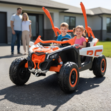 2x24V Can-Am Maverick Pro Edition 4x4 2-Seater Ride-On UTV W/ Air-Filled Rubber Tires, Double Battery Pack, Music Player & RC