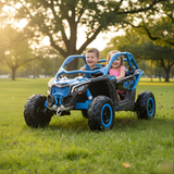 2x24V Can-Am Maverick Pro Edition 4x4 2-Seater Ride-On UTV W/ Air-Filled Rubber Tires, Double Battery Pack, Music Player & RC