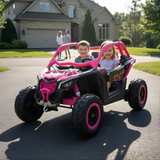 2x24V Can-Am Maverick RS Performance Edition 4x4 2-Seater Ride-On UTV W/ Rubber Wheels, Double Battery Pack, Music Player & RC